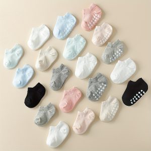 10 Pairs of Kids' ComfyCute Cotton Blend Low-Cut Socks