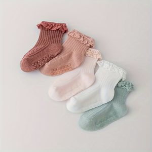 4 Pairs of Adorable Princess Baby Socks